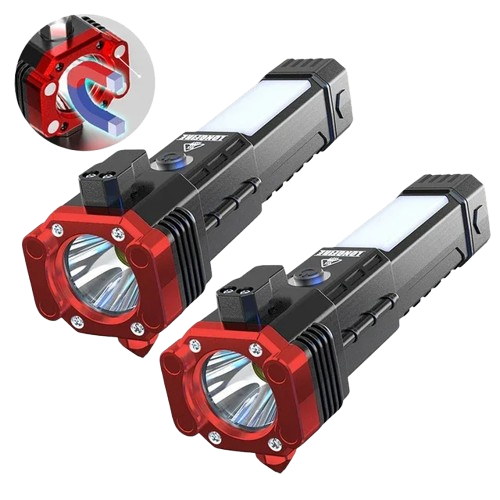 Lanterna Tática UltraLight 4 em 1 [SUPER POTENTE]