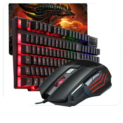 Combo Gamer (Teclado + Mouse LED)