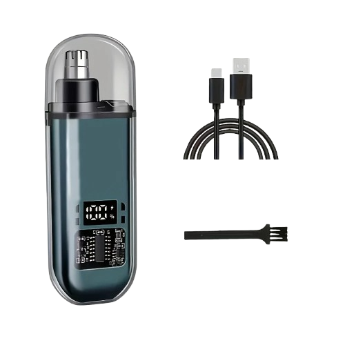 Aparador de Pelos do Nariz e Orelhas Recarregável USB