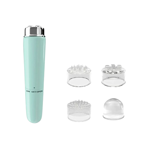 Massageador Facial Elétrico 4 em 1 Relaxamento de Pele
