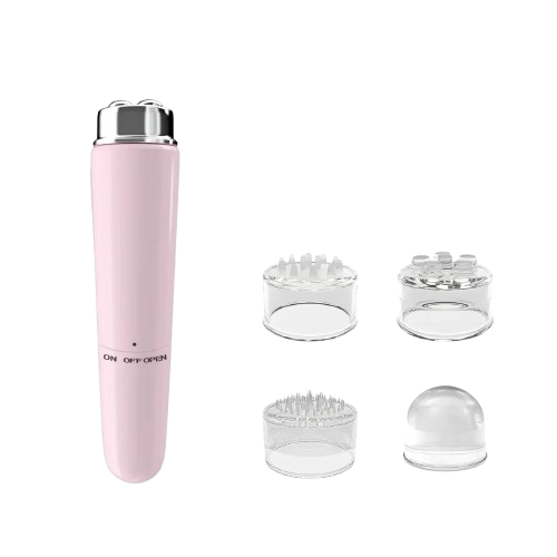 Massageador Facial Elétrico 4 em 1 Relaxamento de Pele