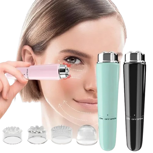 Massageador Facial Elétrico 4 em 1 Relaxamento de Pele