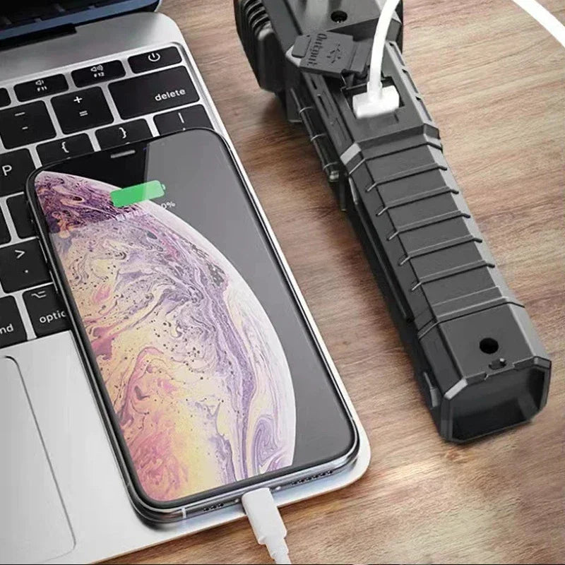 Lanterna Tática UltraLight 4 em 1 [SUPER POTENTE]