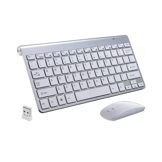 Combo Teclado + Mouse Sem Fio Slim