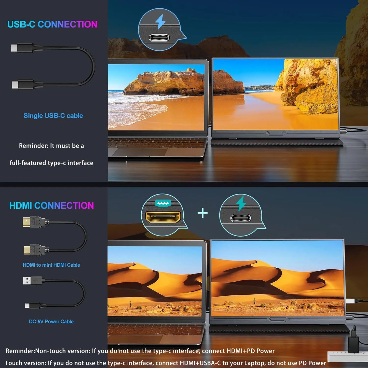 Monitor Portátil 15.6” Full HD