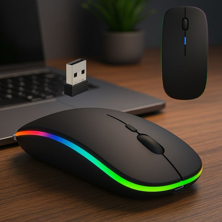 Mouse Sem Fio Recarregável
